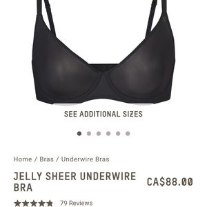 SKIMS Jelly Sheer underwire bra